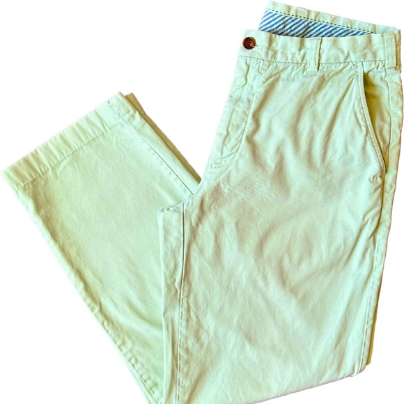 Brooks Brothers Men’s chinos pants 34/32 Sea Foam Green color. - Picture 2 of 5